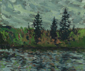 Muskoka River - Rainy Day, Huntsville ON