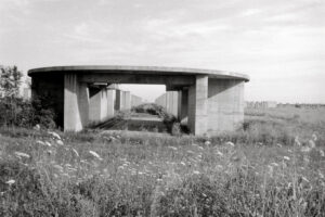 Confederation Bridge construction site, Borden, PEI
